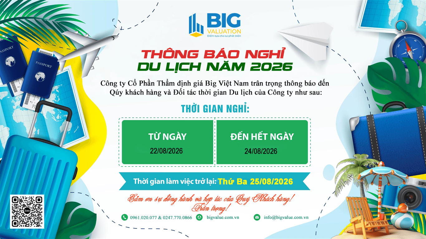 THÔNG BÁO NGHỈ DU LỊCH NĂM 2026
